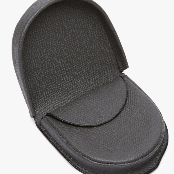 Valextra Tallone Coin Purse in Smokey Grey | Wallets & Purses | Coveti