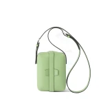 Valextra Tric Trac Bag in Aloe Green | Shoulder & Crossbody Bags | Coveti