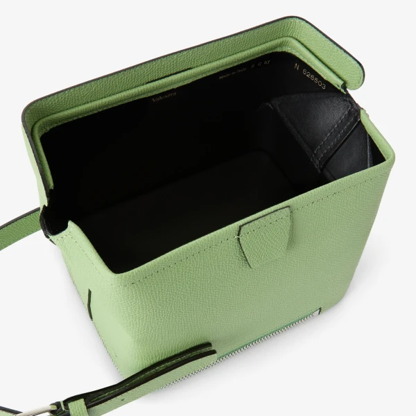 Valextra Tric Trac Bag in Aloe Green | Shoulder & Crossbody Bags | Coveti