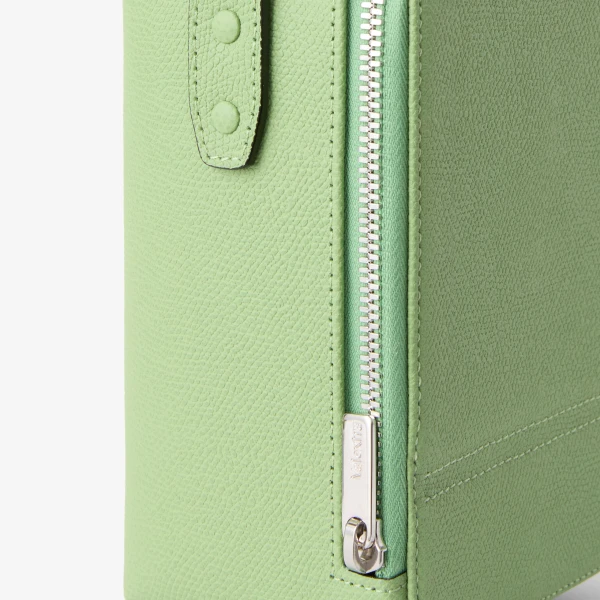 Valextra Tric Trac Bag in Aloe Green | Shoulder & Crossbody Bags | Coveti