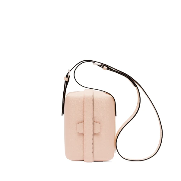 Valextra Tric Trac Bag in Bonne Mine Pink | Shoulder & Crossbody Bags | Coveti