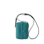 Valextra Tric Trac Bag in Bottle Green | Shoulder & Crossbody Bags | Coveti