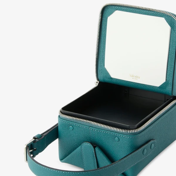 Valextra Tric Trac Bag in Bottle Green | Shoulder & Crossbody Bags | Coveti