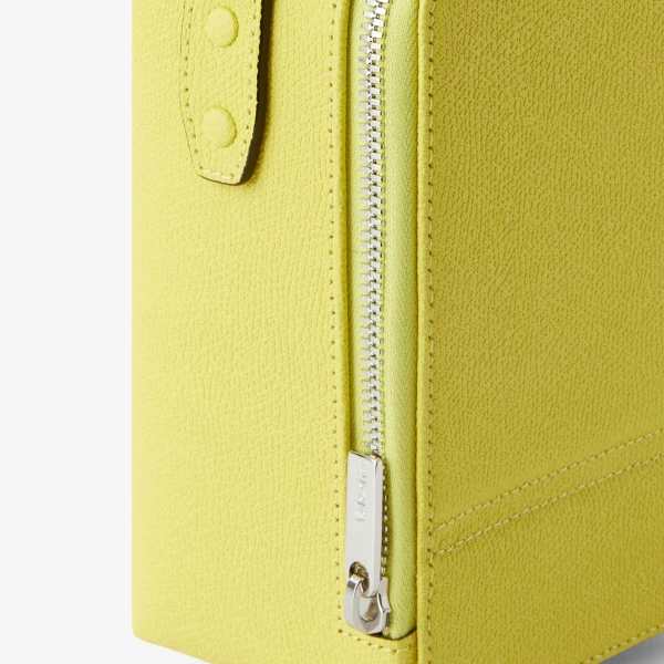 Valextra Tric Trac Bag in Citrine Yellow | Shoulder & Crossbody Bags | Coveti