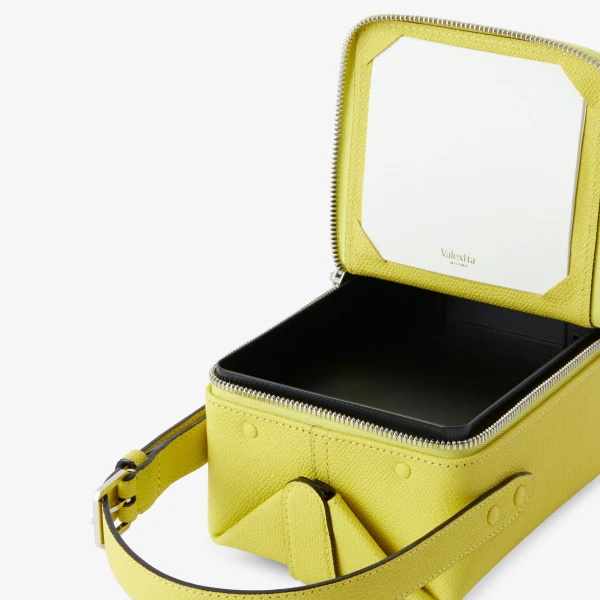 Valextra Tric Trac Bag in Citrine Yellow | Shoulder & Crossbody Bags | Coveti