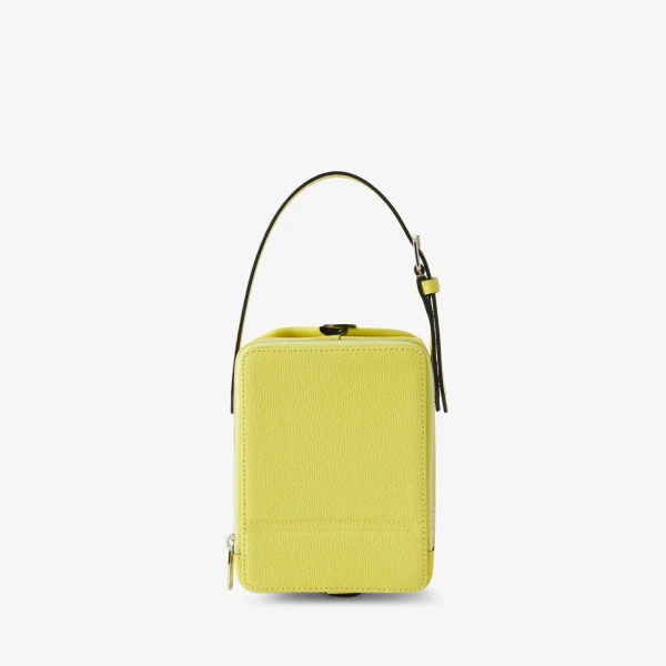 Valextra Tric Trac Bag in Citrine Yellow | Shoulder & Crossbody Bags | Coveti