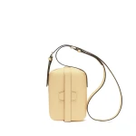 Valextra Tric Trac Bag in Cream Yellow | Shoulder & Crossbody Bags | Coveti