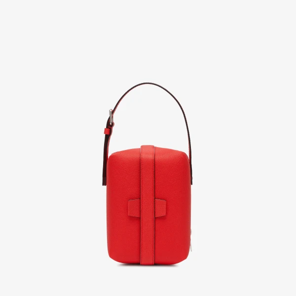 Valextra Tric Trac Bag in Crimson Red | Shoulder & Crossbody Bags | Coveti