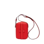 Valextra Tric Trac Bag in Crimson Red | Shoulder & Crossbody Bags | Coveti