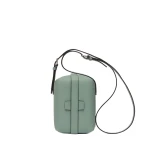 Valextra Tric Trac Bag in Eucalyptus Green | Shoulder & Crossbody Bags | Coveti