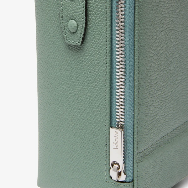 Valextra Tric Trac Bag in Eucalyptus Green | Shoulder & Crossbody Bags | Coveti