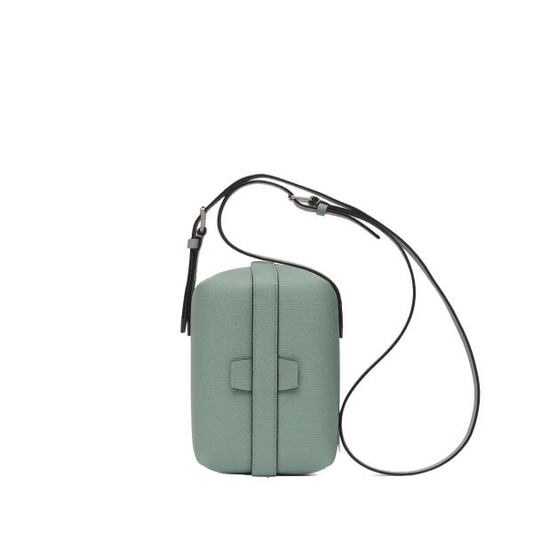 Valextra Tric Trac Bag in Eucalyptus Green | Shoulder & Crossbody Bags | Coveti