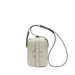 Valextra Tric Trac Bag in Linen Grey | Shoulder & Crossbody Bags | Coveti