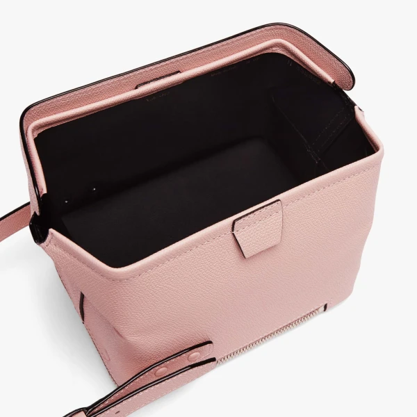 Valextra Tric Trac Bag in Peony Pink | Shoulder & Crossbody Bags | Coveti