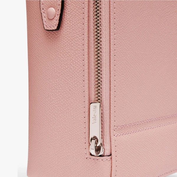 Valextra Tric Trac Bag in Peony Pink | Shoulder & Crossbody Bags | Coveti
