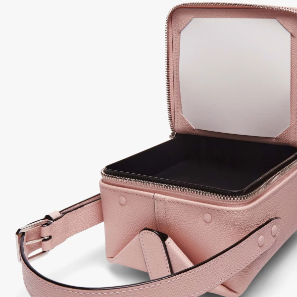 Valextra Tric Trac Bag in Peony Pink | Shoulder & Crossbody Bags | Coveti