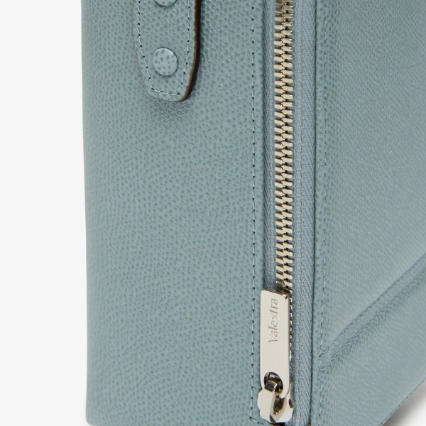 Valextra Tric Trac Bag in Smokey Blue | Shoulder & Crossbody Bags | Coveti