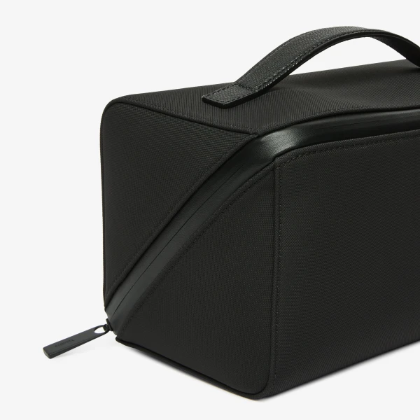 Valextra V-Line Assoluto Wash Bag in Black | Cases | Coveti