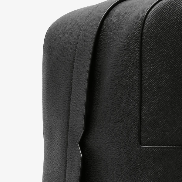 Valextra V-Line Backpack in Black | Men Bags | Coveti