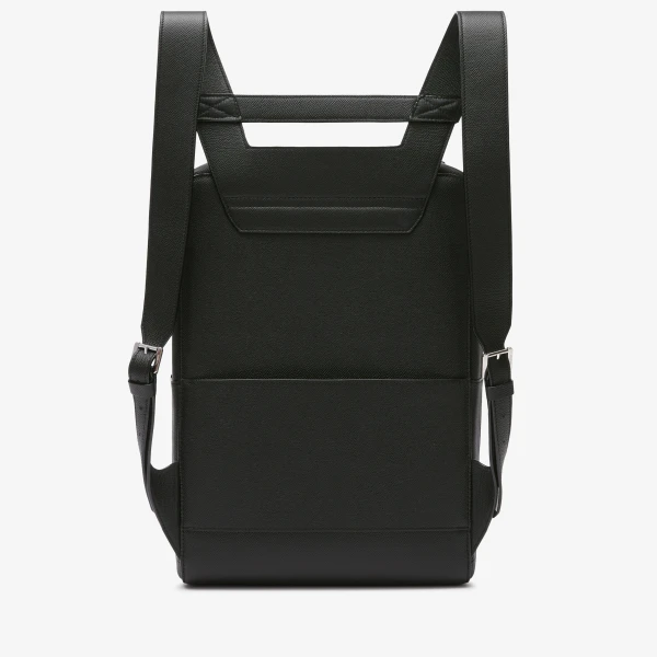 Valextra V-Line Backpack in Black | Men Bags | Coveti