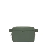 Valextra V-Line Bum Bag in Musk Green | Men Bags | Coveti