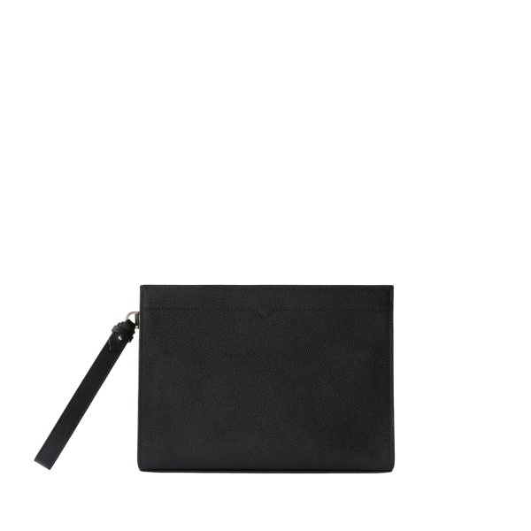 Valextra V-Line Document Holder in Black | Cases | Coveti