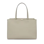 Valextra V-Line Horizontal Shopping Bag in Linen Grey | Men Bags | Coveti