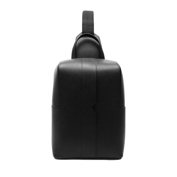 Valextra V-Line One Shoulder Backpack in Black | Men Bags | Coveti