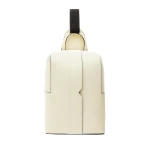 Valextra V-Line One Shoulder Backpack in Pergamena White | Men Bags | Coveti