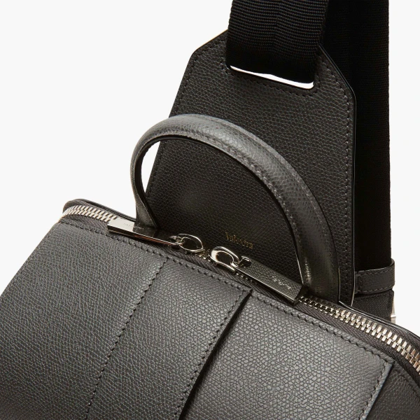 Valextra V-Line One Shoulder Backpack in Smokey Grey | Men Bags | Coveti