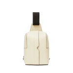 Valextra V-Line One Shoulder Mini Backpack in Pergamena White | Men Bags | Coveti