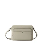 Valextra V-Line Reporter Bag in Linen Grey | Men Bags | Coveti