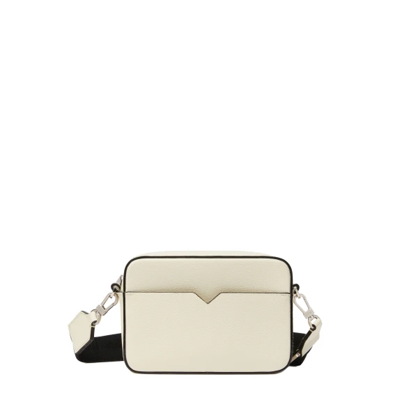 V-Line Reporter Mini Bag in Pergamena White