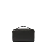 Valextra V-Line Wash Bag in Black | Cases | Coveti