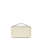 Valextra V-Line Wash Bag in Pergamena White | Cases | Coveti