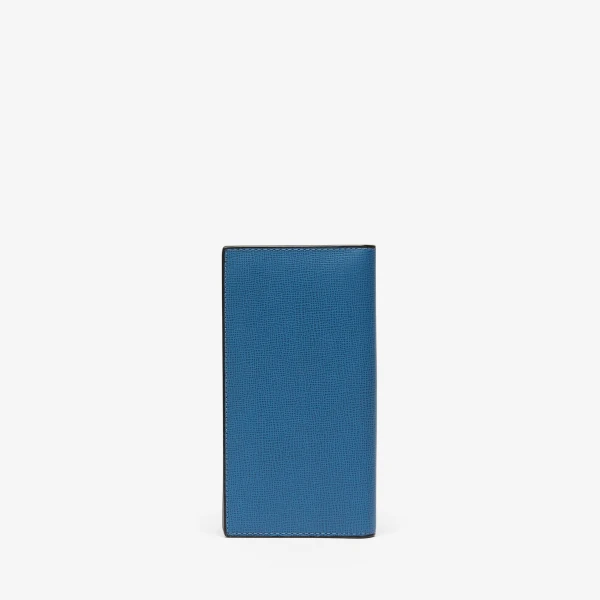 Valextra Vertical Wallet 12CC in Cobalt Blue | Cases | Coveti