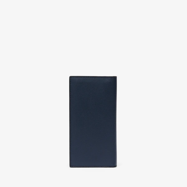 Valextra Vertical Wallet 12CC in Dark Blue | Cases | Coveti