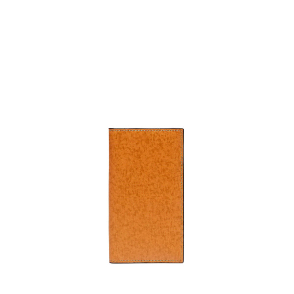 Valextra Vertical Wallet 12CC in Havana Brown | Cases | Coveti