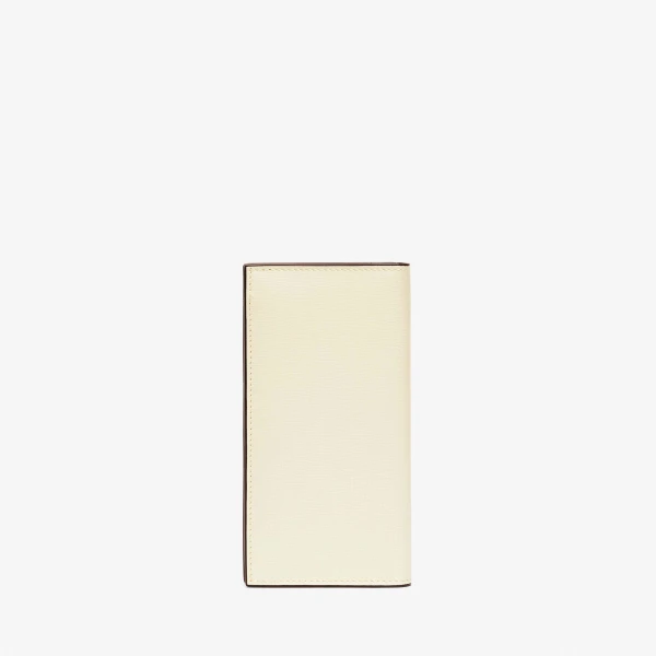 Valextra Vertical Wallet 12CC in Pergamena White, Pave | Cases | Coveti
