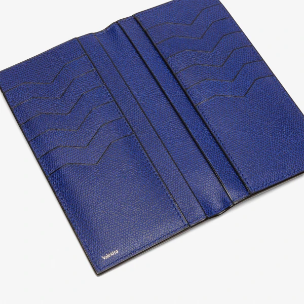 Valextra Vertical Wallet 12CC in Royal Blue | Cases | Coveti