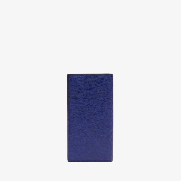 Valextra Vertical Wallet 12CC in Royal Blue | Cases | Coveti