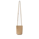 Valextra Vivi Crossbody Phone Bag in Cashmere Beige | Shoulder & Crossbody Bags | Coveti