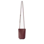 Valextra Vivi Crossbody Phone Bag in Claret Red | Shoulder & Crossbody Bags | Coveti