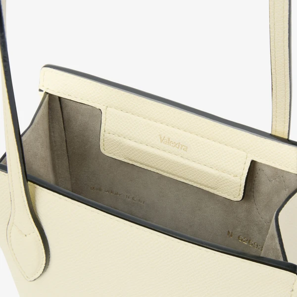 Valextra Vivi Crossbody Phone Bag in Pergamena White | Shoulder & Crossbody Bags | Coveti