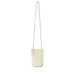 Valextra Vivi Crossbody Phone Bag in Pergamena White | Shoulder & Crossbody Bags | Coveti