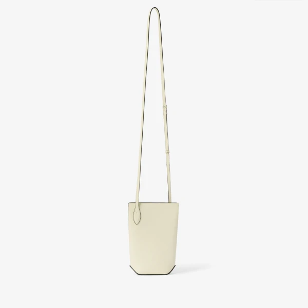 Valextra Vivi Crossbody Phone Bag in Pergamena White | Shoulder & Crossbody Bags | Coveti