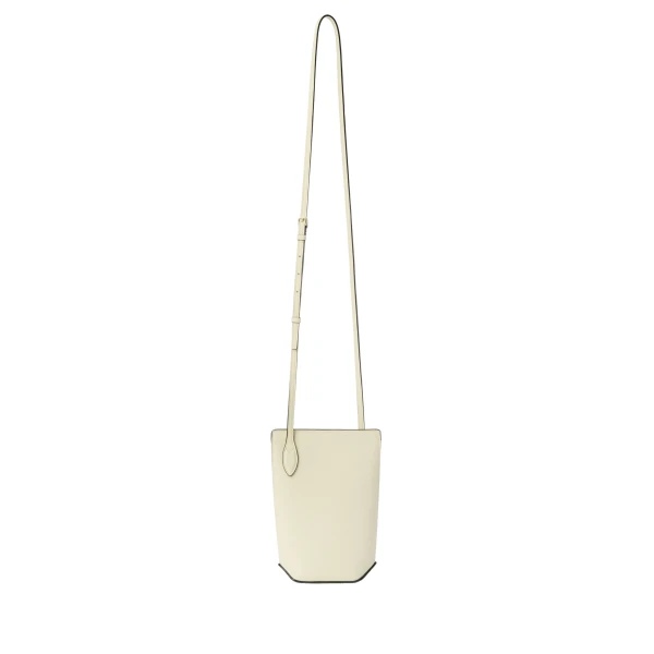 Vivi Crossbody Phone Bag in Pergamena White
