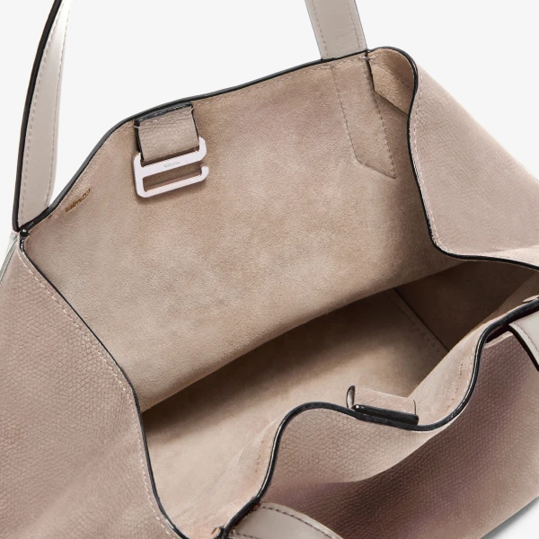Valextra Vivi Gio Senso Two Handles Bag in Nude Pink | Totes & Top-Handle Bags | Coveti