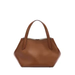 Valextra Vivi Gio Sublime Two Handles Bag in Chocolate Brown | Totes & Top-Handle Bags | Coveti