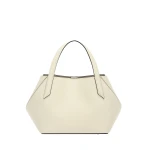Valextra Vivi Gio Two Handles Bag in Pergamena White | Totes & Top-Handle Bags | Coveti